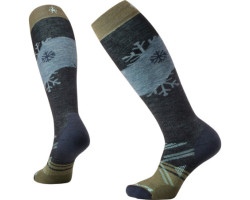 Full Cushion Snowpocalypse Pattern OTC Ski Socks - Women's