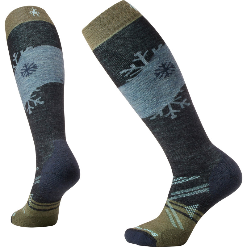 Full Cushion Snowpocalypse Pattern OTC Ski Socks - Women's