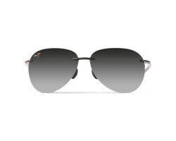 Sugar Beach Sunglasses - Shiny Black Frame - Neutral Gray Polarized Lenses
