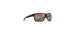 Alenuihaha Wrap Sunglasses - Dark Brown Stripe - HCL Bronze Polarized Lenses