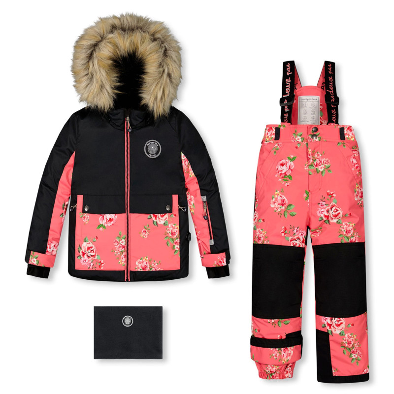 Coral Flower Two-Piece Snowsuit 7-12 years