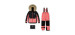 Coral Flower Two-Piece Snowsuit 7-12 years