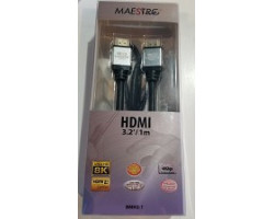 Maestro Câble HDMI V-2.1 1M / 3.2' 8K ULTRA HD 3D BMH2-1 Maestro