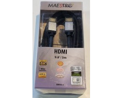 Maestro Câble HDMI V-2.1 3M / 9.8' 8K ULTRA HD 3D BMH2-3 Maestro