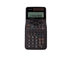 SHARP Calculatrice scientifique, 1 unité, EL520XTBBK