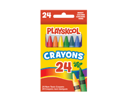 PLAYSKOOL Crayons couleurs vives, 24 unités