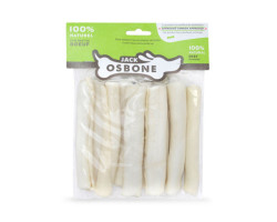 Rolled white leather bone, 190 g