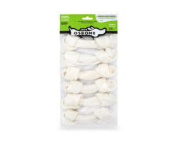 Knotted white leather bone, 480 g