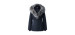 ADALI Down Coat with Mackage Signature Collar in Silver Fox Fur - Women's