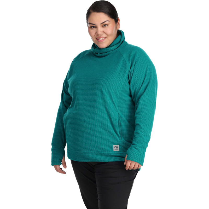 Outdoor Research Chandail Trail Mix Cowl Taille Plus - Femme