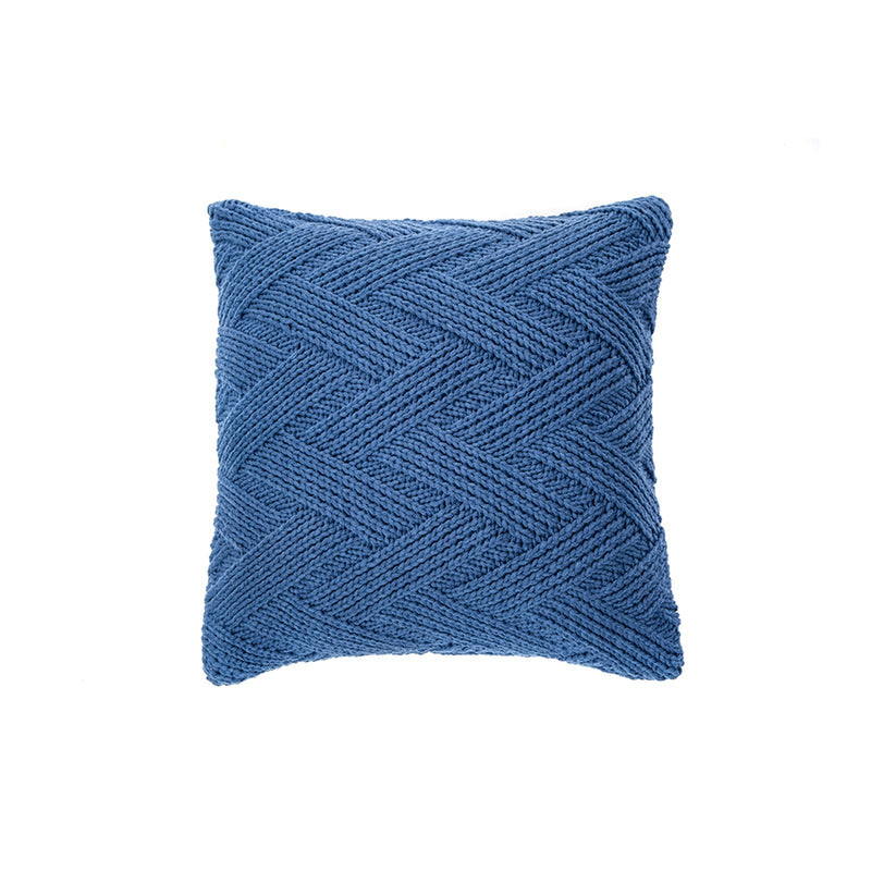 Coussin Zig Zag bleu