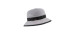 Clairine ribbon cloche hat with straw band - Women