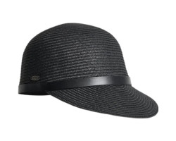 Capa short straw cap with leather band - Women