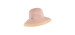 Canadian Hat Chapeau cloche grand en ruban avec raphia Cuccia - Femme