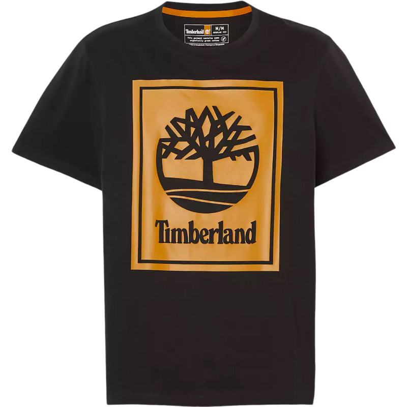 Timberland T-shirt classique à manches courtes avec logo Stack - Unisexe
