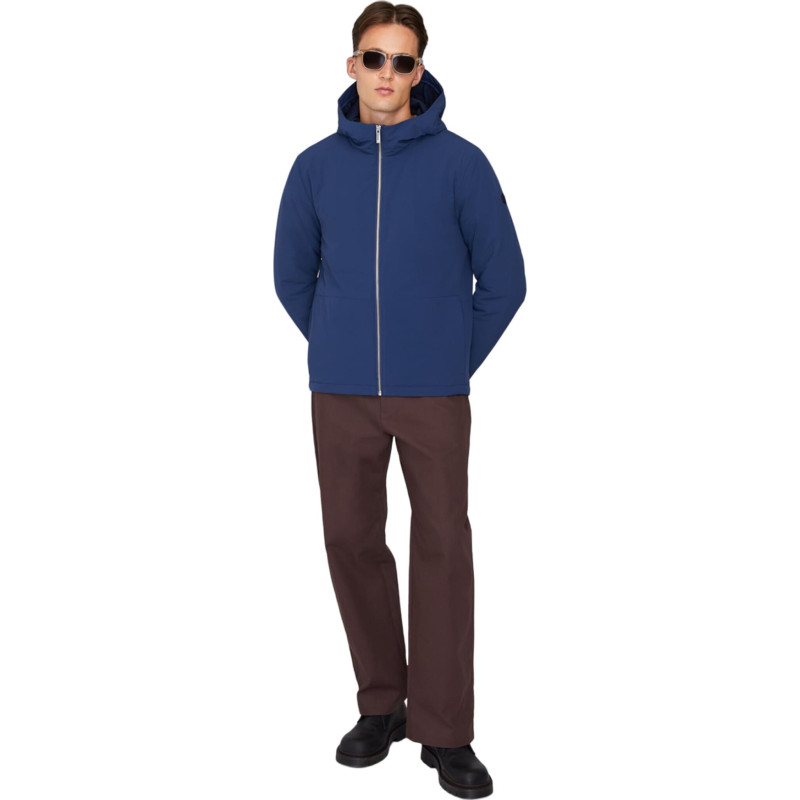 Carter Lightweight Insulated Hooded Coat - Fitted and Straight - Men