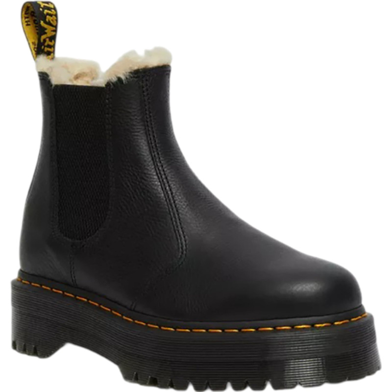 Dr. Martens Bottes à plateforme doublées de fausse fourrure Chelsea 2976 - Unisexe