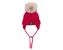 Nanö Tuque Tricot Rose  2-14ans