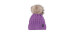 Buki Tuque Tricot Pompon Mauve 7-14ans