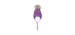 Buki Tuque Tricot Pompon Mauve 2-6ans