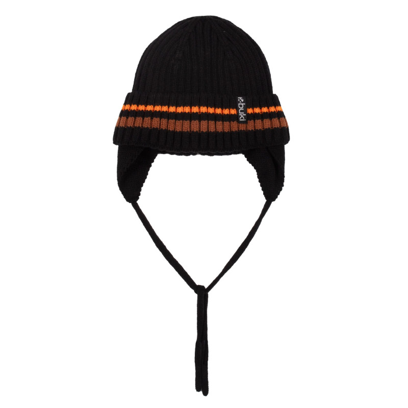 Black Knit Hat 2-6 years