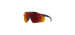 Smith Optics Lunettes de soleil Ruckus - Matte Black - Verres ChromaPop Red Mirror - Unisexe