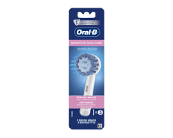 ORAL-B Sensitive Gum Care brossette de rechange pour brosse à dents électrique, 3 unités