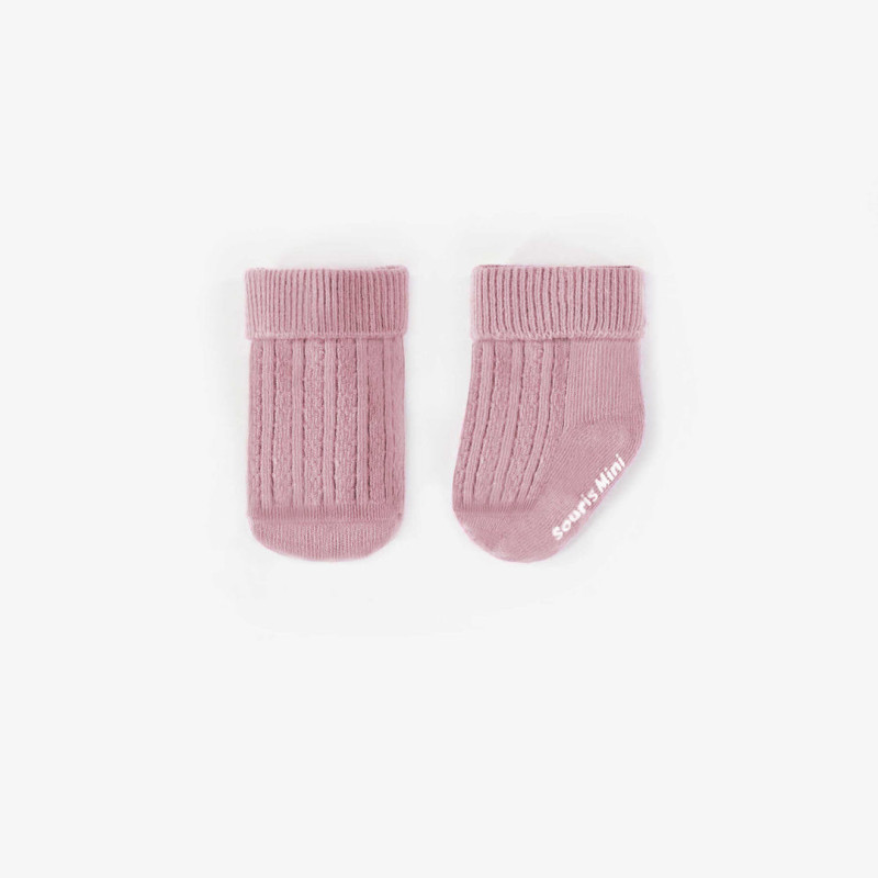 Pink socks, newborn