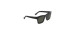 Crasher Sunglasses - Gloss Black - Gray Polarized Lenses - Women