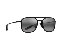 Keokea aviator sunglasses - Gloss Black - Neutral Gray polarized lenses