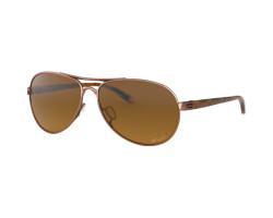 Feedback Sunglasses - Rose Gold - Brown Gradient Polarized Lenses