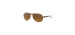 Oakley Lunettes de soleil Feedback - Rose Gold - Lentilles polarisées Brown Gradient