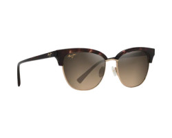 Lokelani Cat Eye Sunglasses - Tortoise With Gold - HCL Bronze Polarized Lenses
