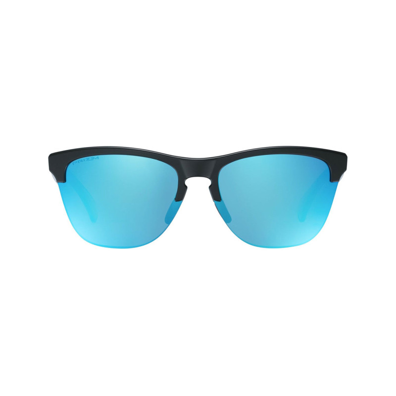 Frogskins Lite Sunglasses - Matte Black and Clear - Prizm Sapphire Iridium Lenses