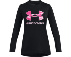 Tech Big Logo Print Long Sleeve Top - Girls