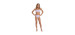 Check Your Palm Cropped Bikini Set - Girls