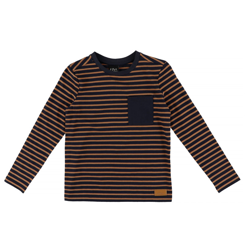 Long Sleeve Striped Sports T-Shirt 7-14 years