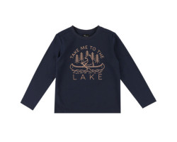 Long Sleeve Lake T-Shirt, 2-8 years