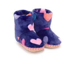 Heart Plush Slippers Sizes 5-2