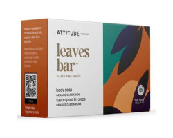 Attitude / 113 g Leaves bar - Savon pour le corps orange cardamome