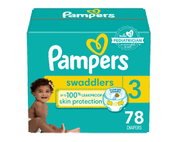 PAMPERS Swaddlers couches...
