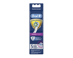 ORAL-B CrossAction brossettes de rechange pour brosse à dents électrique, 5 unités