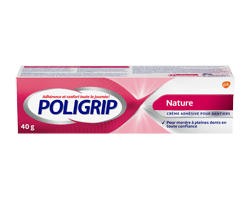 POLIGRIP Crème adhésive pour dentier, 40 g