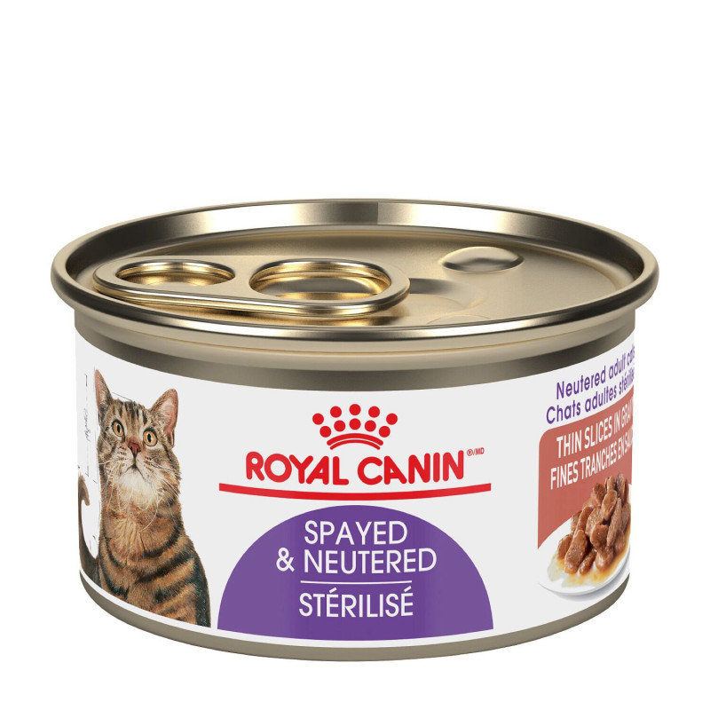 Wet food for sterile adult cats…