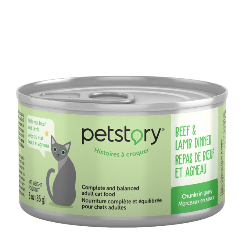 Wet food for cats, beef and…