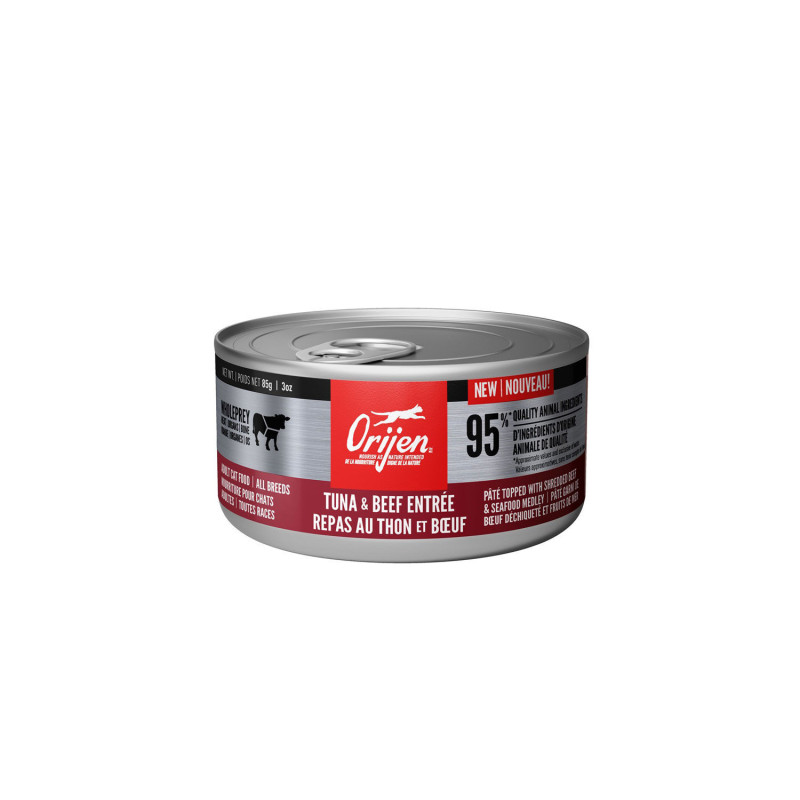 Tuna and beef meal for cats, 85 g