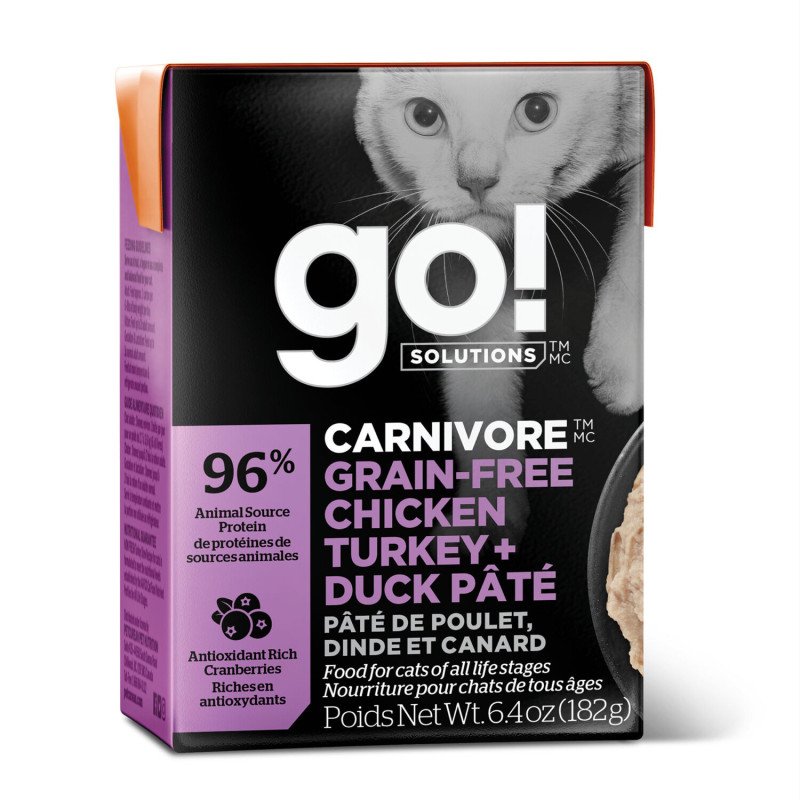 Go! Solutions Pâté « Carnivore » de poulet, dinde et c…