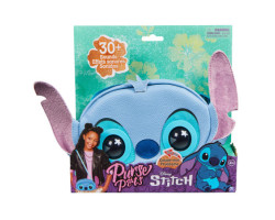 Purse Pets, Disney Stitch Animal et sac à main interactif avec plus de 30 effets sonores et réactions, sac à bandoulière
