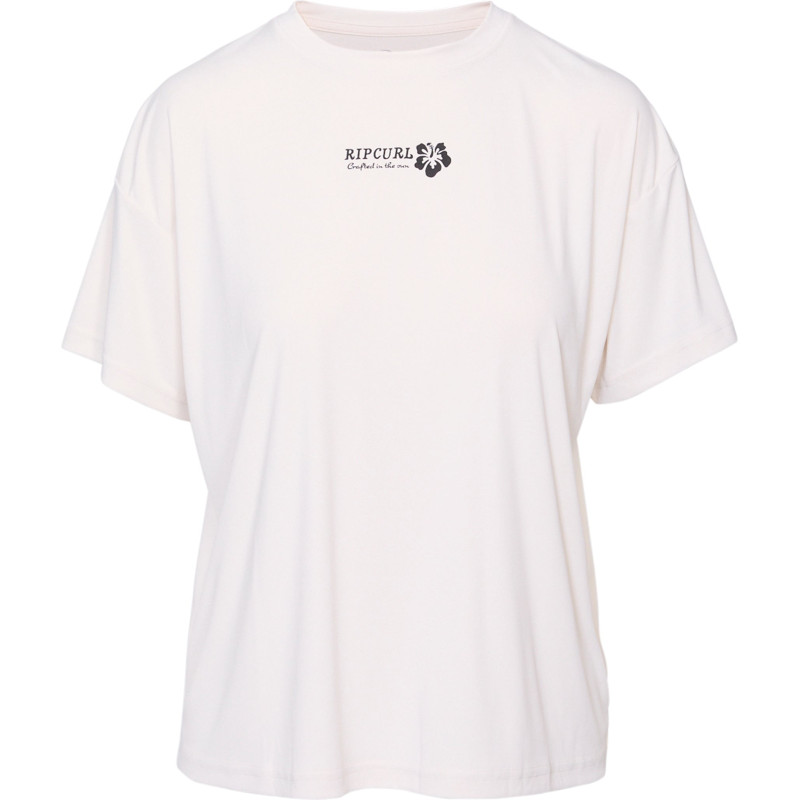 Rip Curl T-shirt de bain Hibiscus Surflite FPRUV 50 - Femme