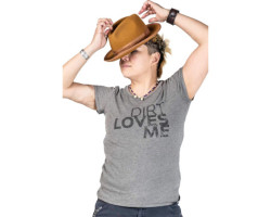 Dovetail Workwear T-shirt à col rond Dirt Loves Me Graphic - Femme